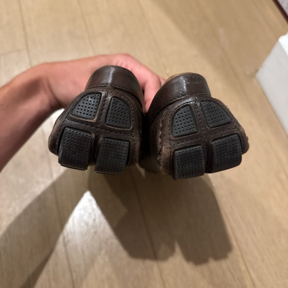 Men's Brown Leather Bit Driving Loafers - Picture 6 of 6